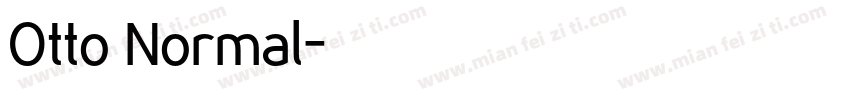 Otto Normal字体转换